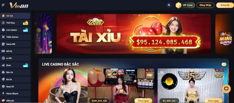 Vin88 ra mắt 2022